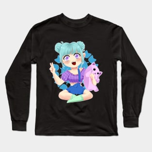 Cat Girl Long Sleeve T-Shirt